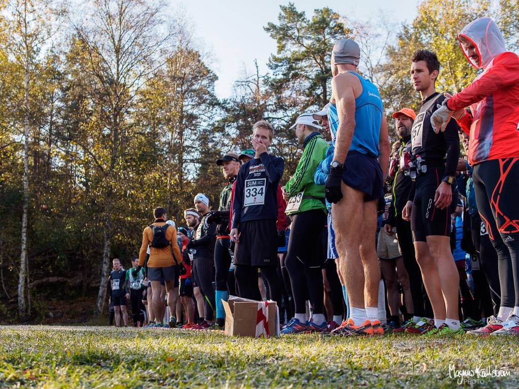 Sörmland Ultra Marathon 2015 strax innan start.