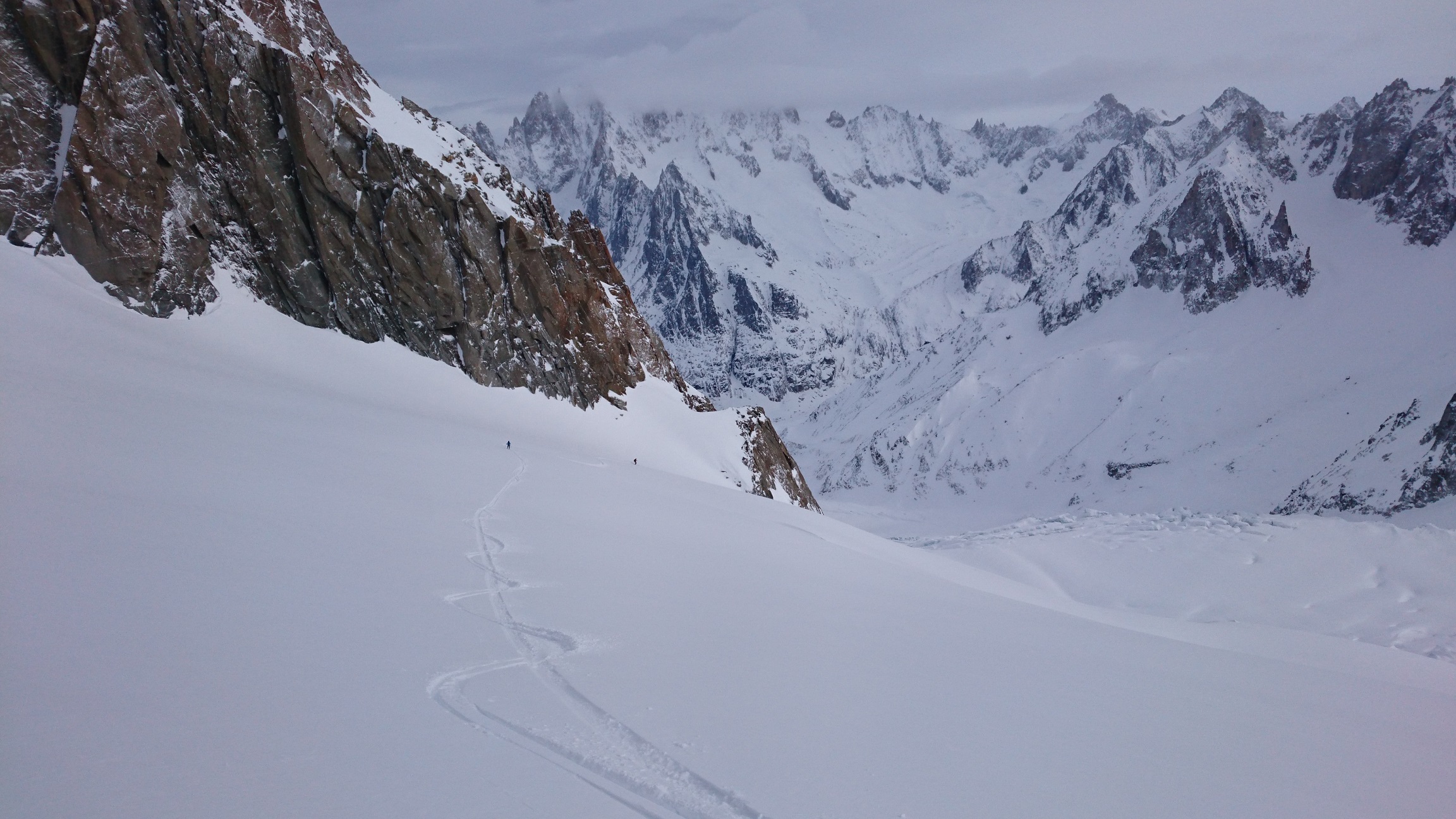 Mer de Glace, Aiguille du Midi.