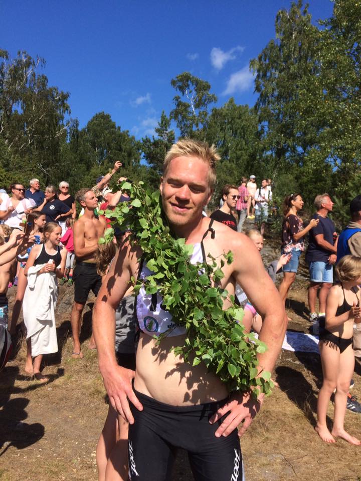 Jag efter målgång. Foto: Margareta Bernhardsson.